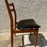 Set of 4 Scandinavian style teak chairs