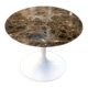 Eero Saarinen & Knoll, "tulip" side table in "EMPERADOR" marble, 20th century