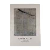 Exhibition poster by Swedish artist Krister Follin 1980
