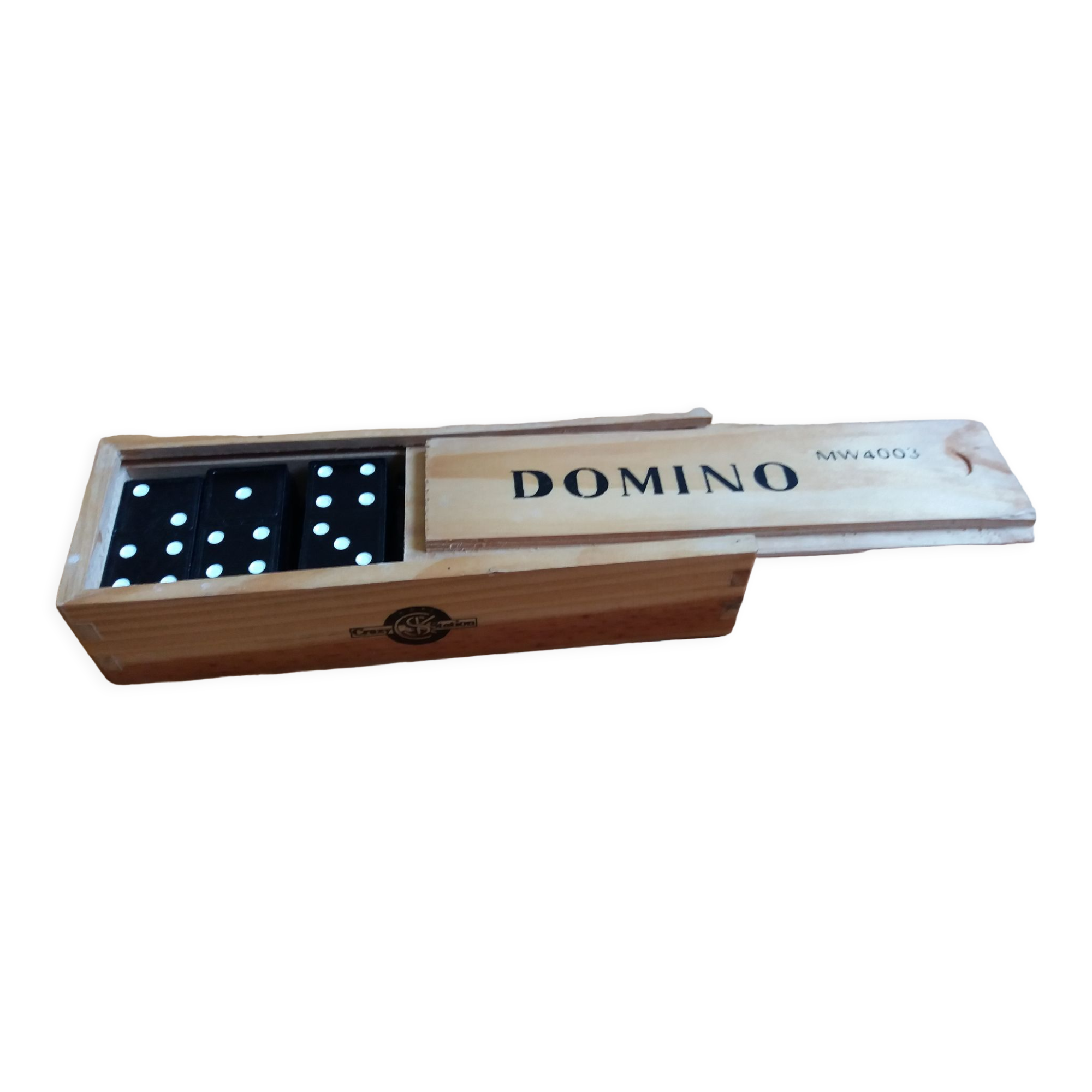 Wooden domino game