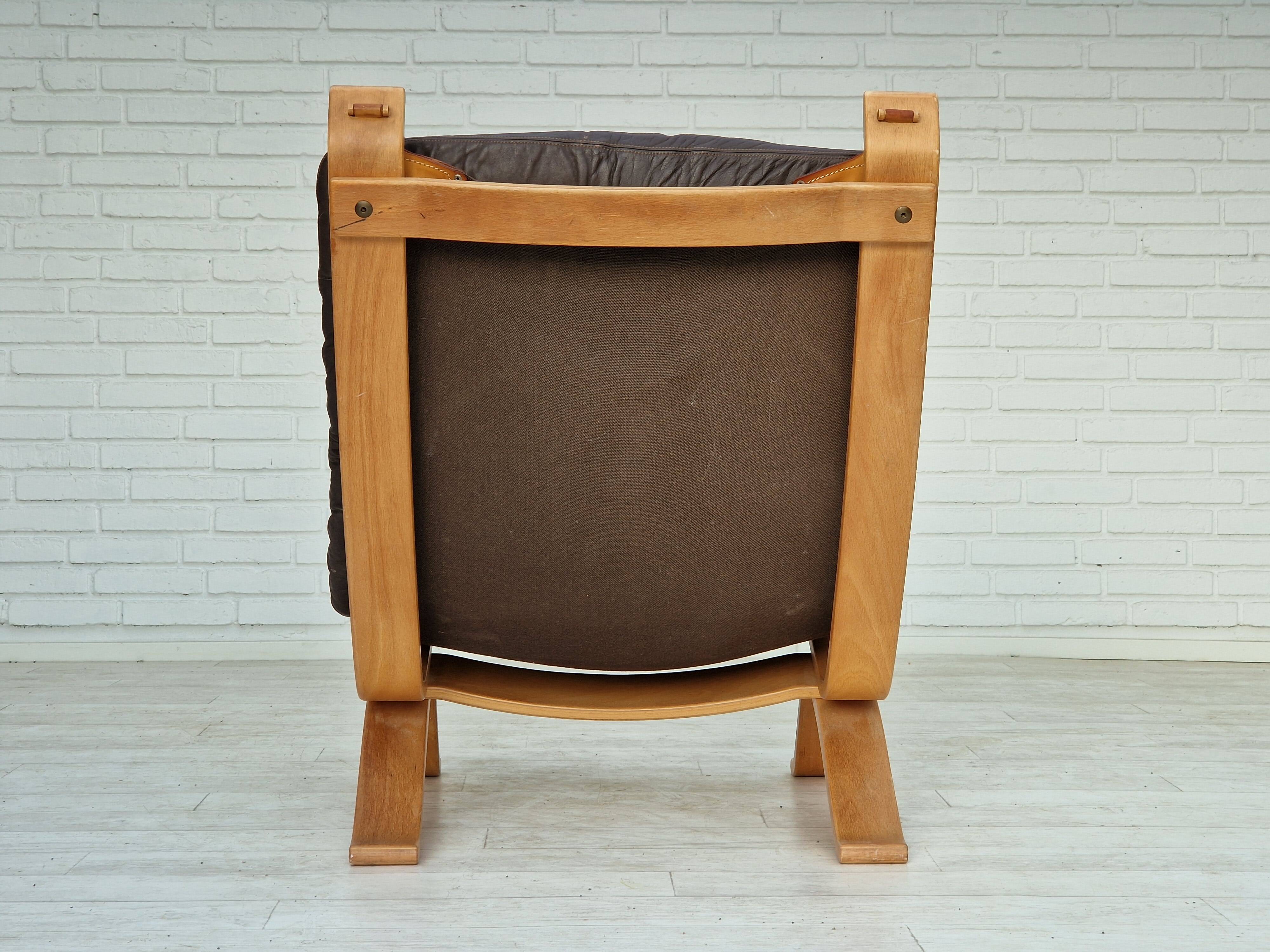 Fauteuil danois par Brammin Møbler années 70
