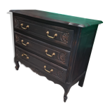 Black chest of drawers 3 drawers