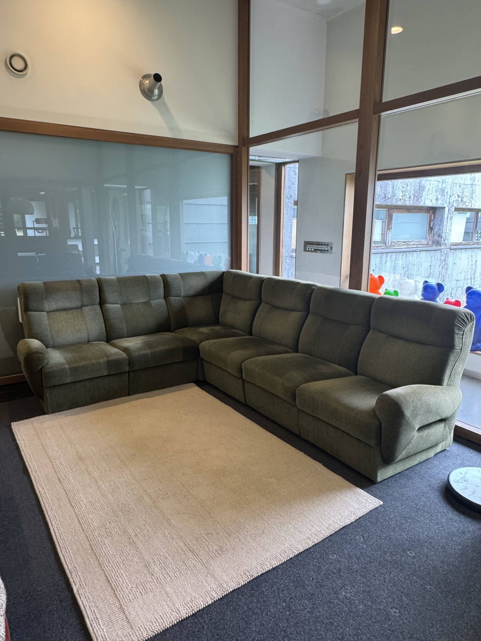 Vintage Rokke Velvet Modular. Sofa