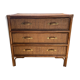 Commode osier et rotin
