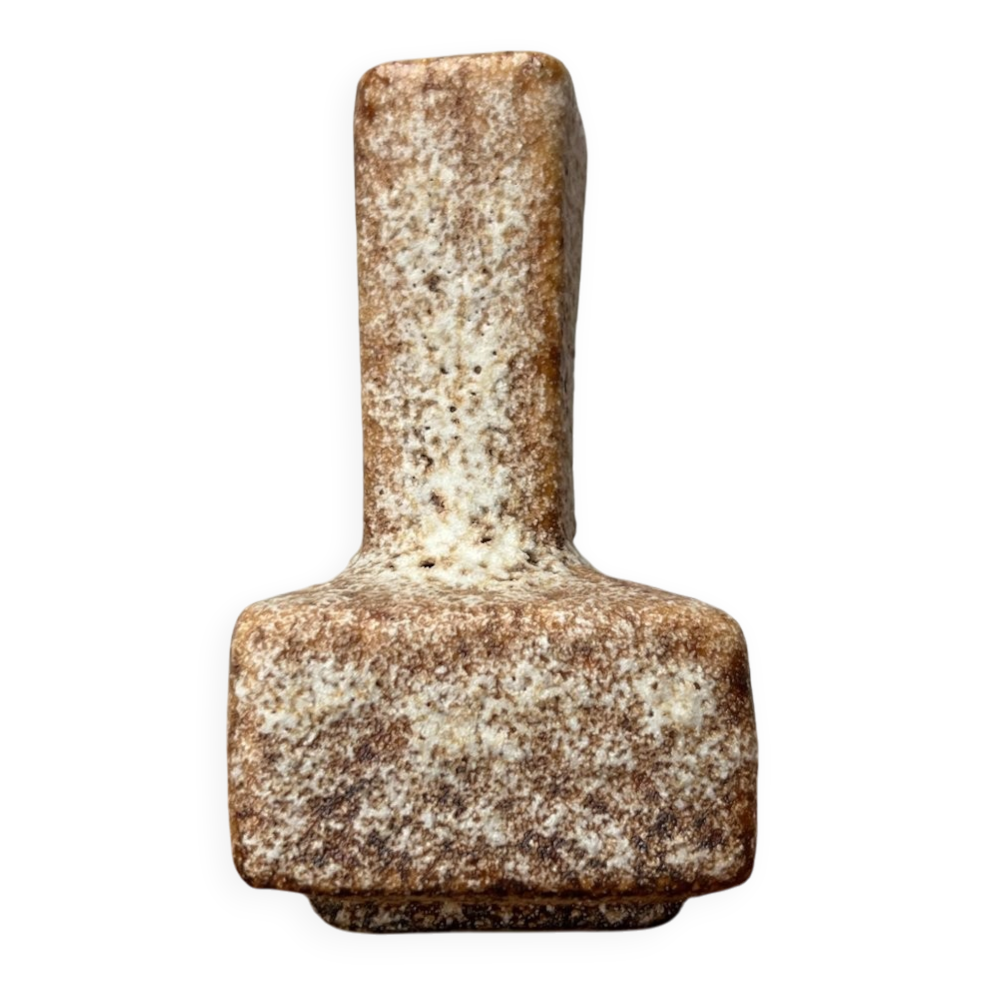 Brutalist Vase in West German Ceramic Mid-Century Style from the 1960s