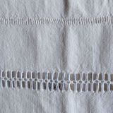 Ancient mestizo sheet embroidered