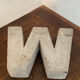 Three-light chandelier in cellular concrete