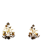 Paire d'appliques années 60/70