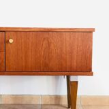 Minimalist vintage teak sideboard 1960