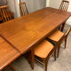 Teak dining table, 1960