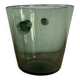 Blown glass ice bucket