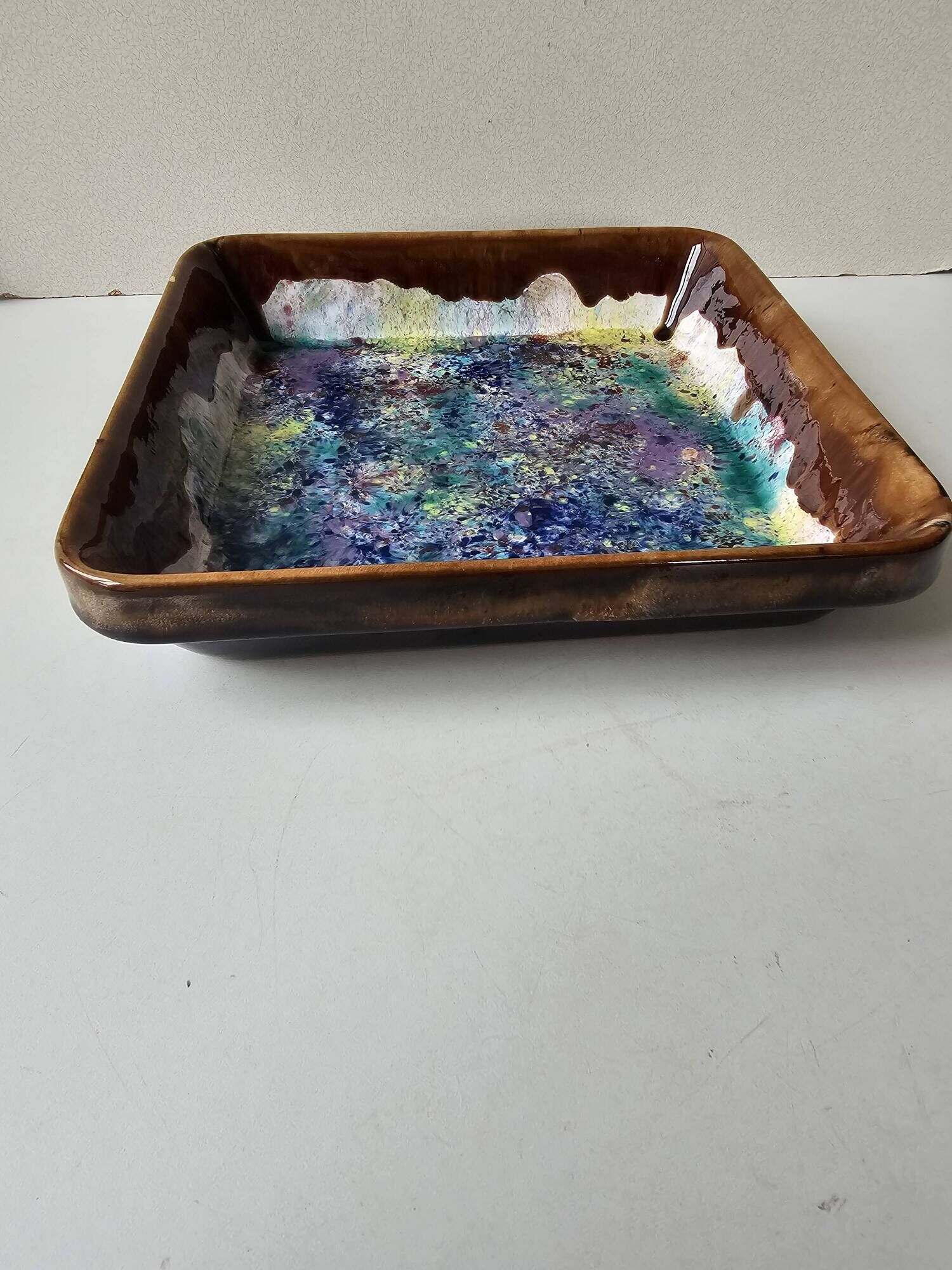 Plate / Ashtray in ceramic Signed Morvan - Gaston Gaubier 70's