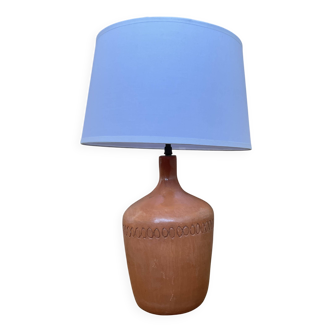 Vintage terracotta table lamp