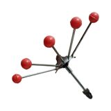 Space Age wall coat rack