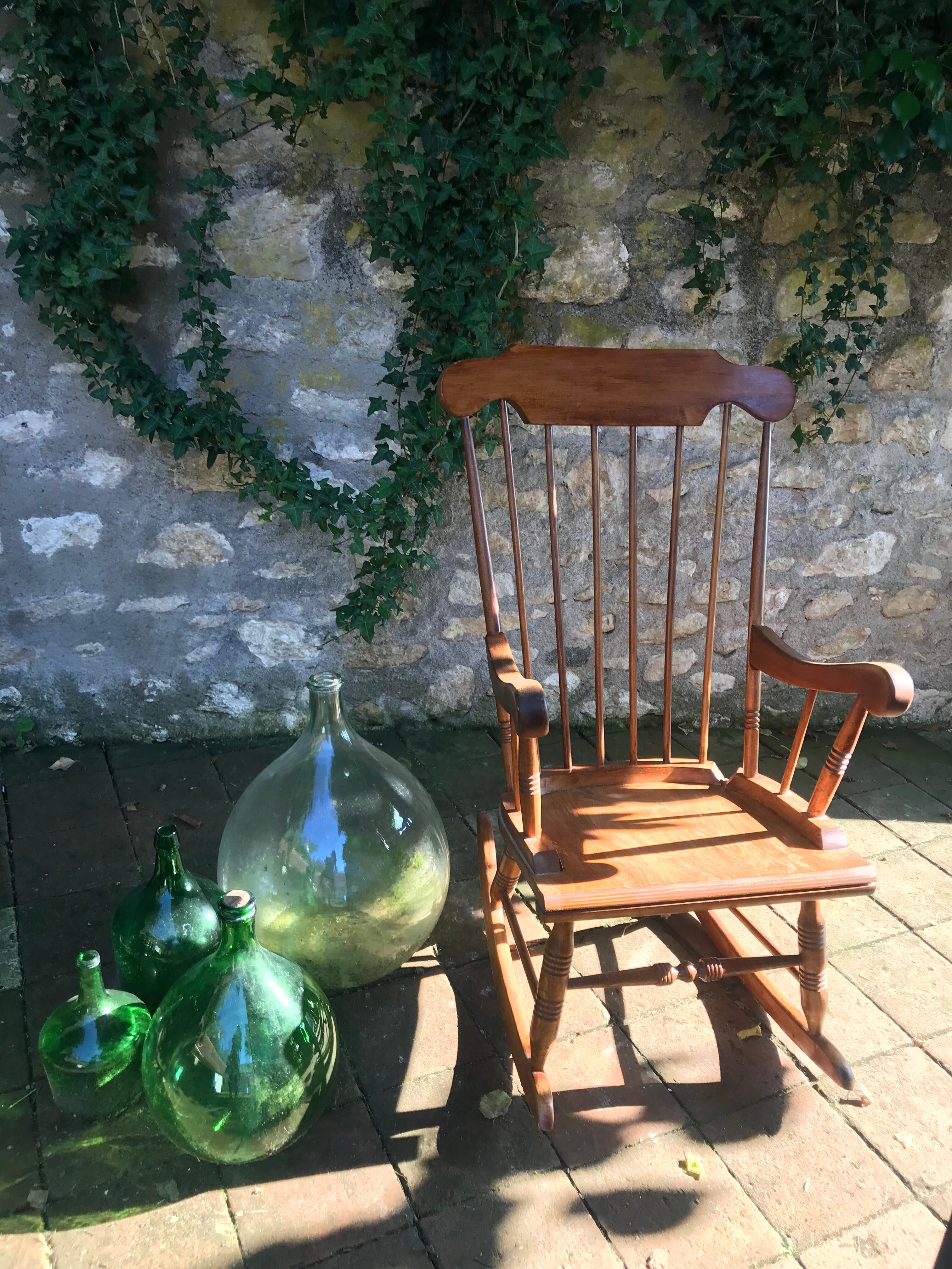 Vintage scandinavian rocking chair