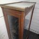 Vitrine ancienne style transition Louis XV-Louis XVI en Acajou