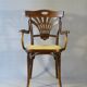 Thonet caned Art Nouveau armchair N°293, circa 1905 - bentwood -