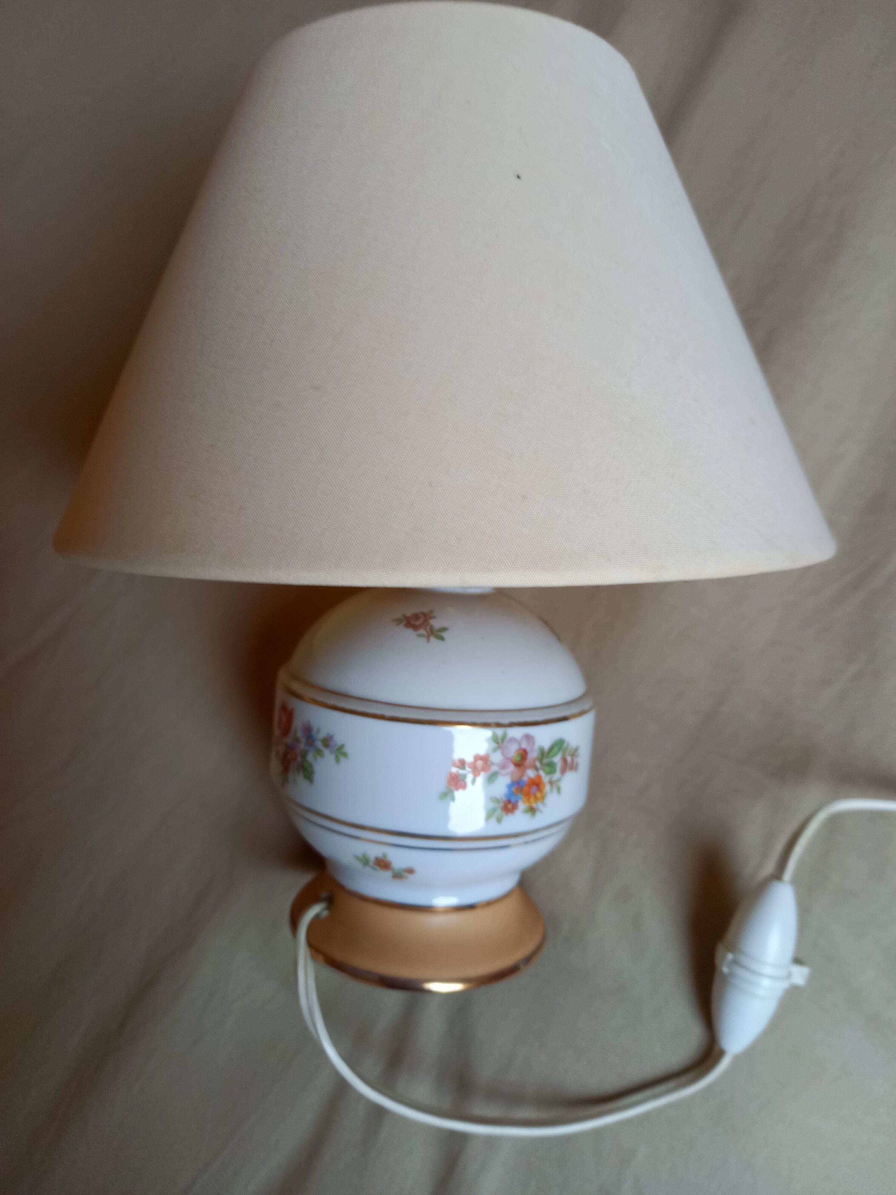 Porcelain bedside lamp
