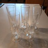5 crystal champagne flutes