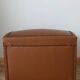 Vintage wooden and faux leather dome-shaped mallet