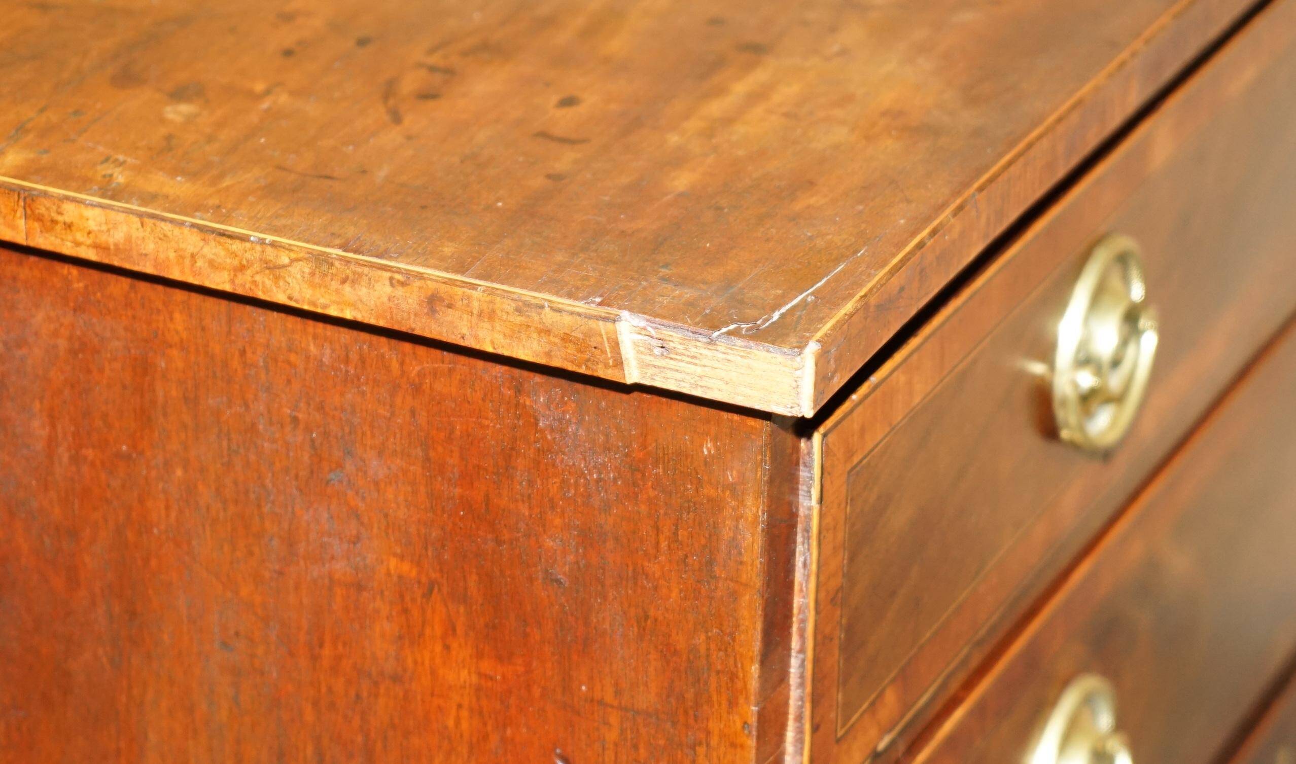 George III Georgian commode attributed to Gillows of Lancaster