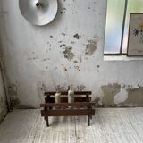 Small modernist oak planter from the 1950s