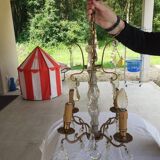 bronze chandelier