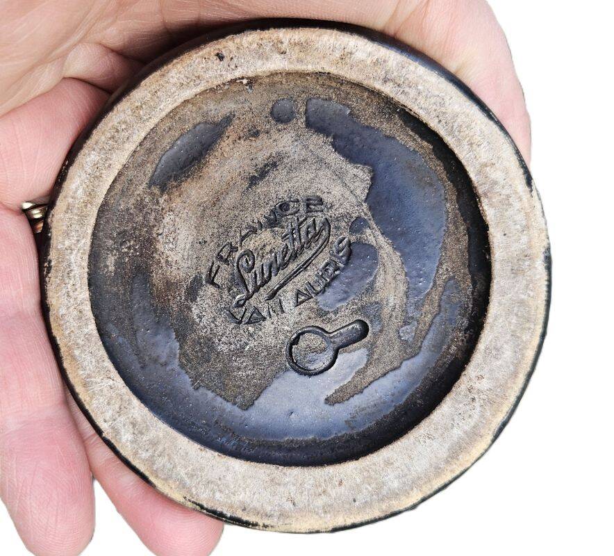 Lunetta Vallauris Tricolor Vintage Vase