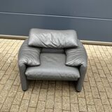 Cassina Maralunga 1zit original Anthracite and gray Topstaat!