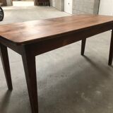 large walnut bistro table