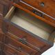 1870s oak apothecary cabinet