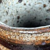 Mid-century Danish studio pottery vase from Salling Pottery, 1960s.