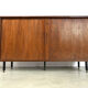 Mid century tambour door cabinet, 1960s