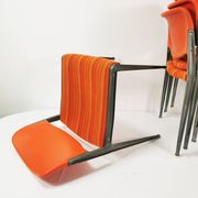 Ensemble de chaises Space Age, Kush & Co., conçu par le professeur Hans Ell. Années 70