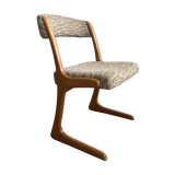 Chair 1960 wool and light wood