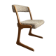 Chair 1960 wool and light wood