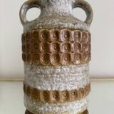 German ceramic vase with handles from the 60s