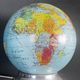 Illuminated terrestrial globe 1962