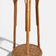 Table d'appoint, support à plante en bois, bambou et roseau, années 1960