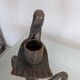 Set of 3 wrought iron candle holders