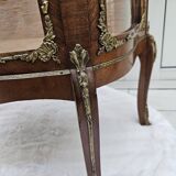 Louis XV style curved display case