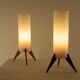 Pair of Raketen table lamps by Luxus, Sweden, 1960s