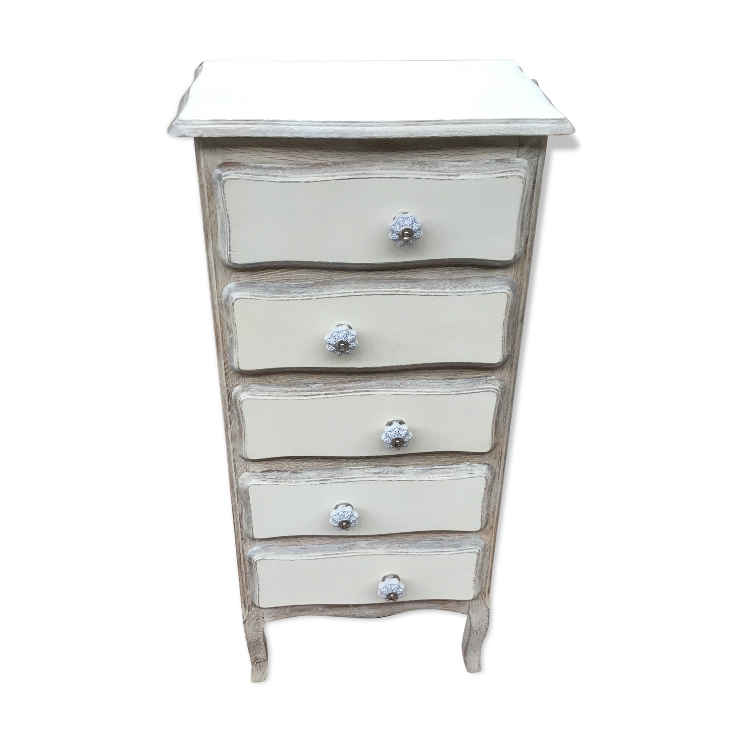 Cerus wood chiffonnier, 5 drawers