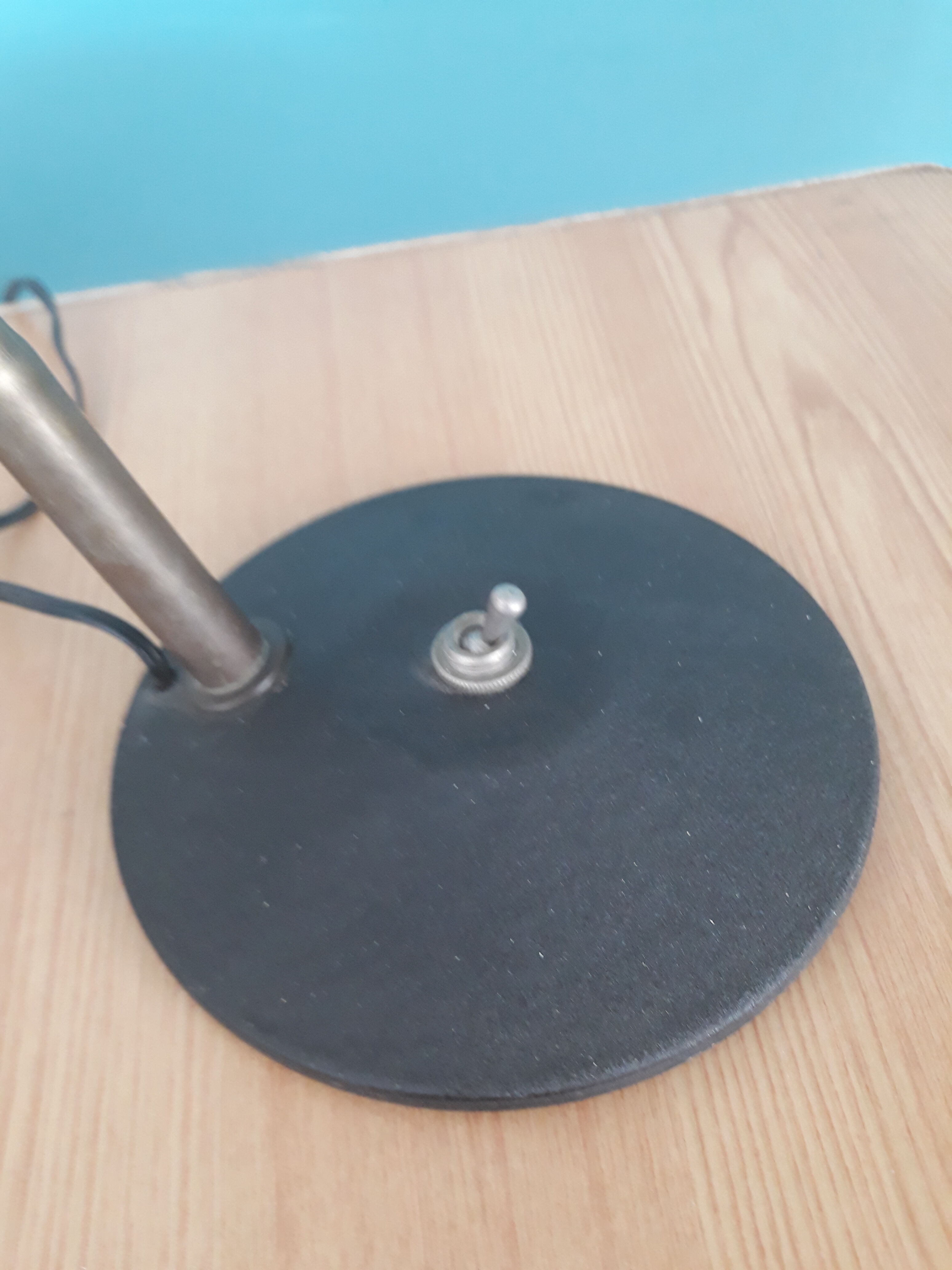 Lamp pan noire vintage