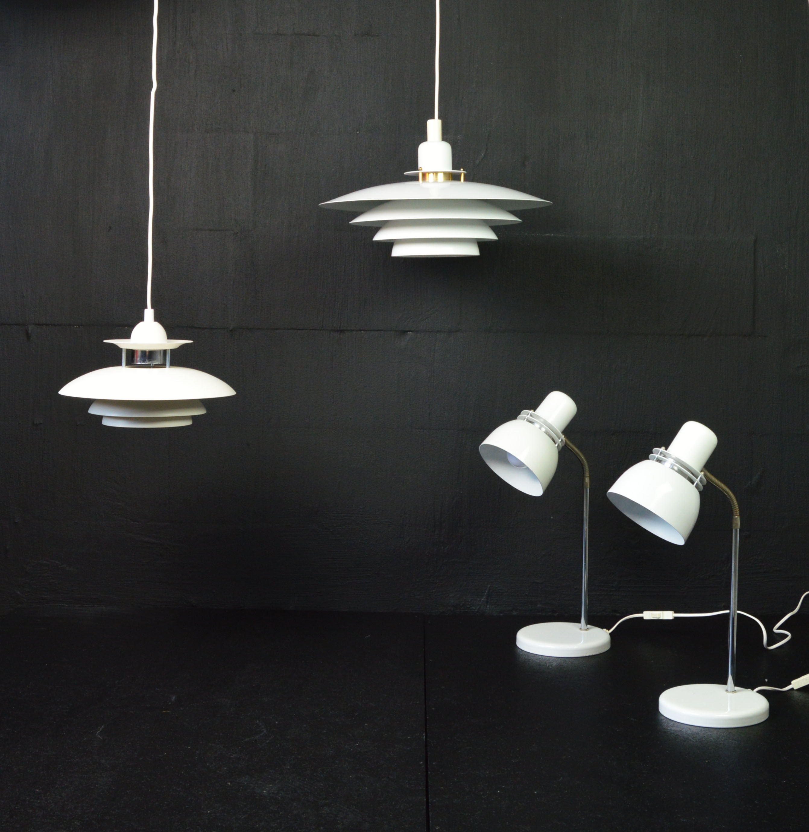 Paire de lampes de bureau Belid, années 1970