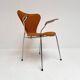Wooden chair 3207 by Arne Jacobsen for Fritz Hansen, 1980s.