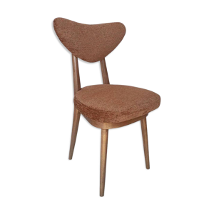 Chaise Mid Century Heart - 1960 velours