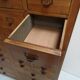 Vintage apothecary cabinet with 50 drawers