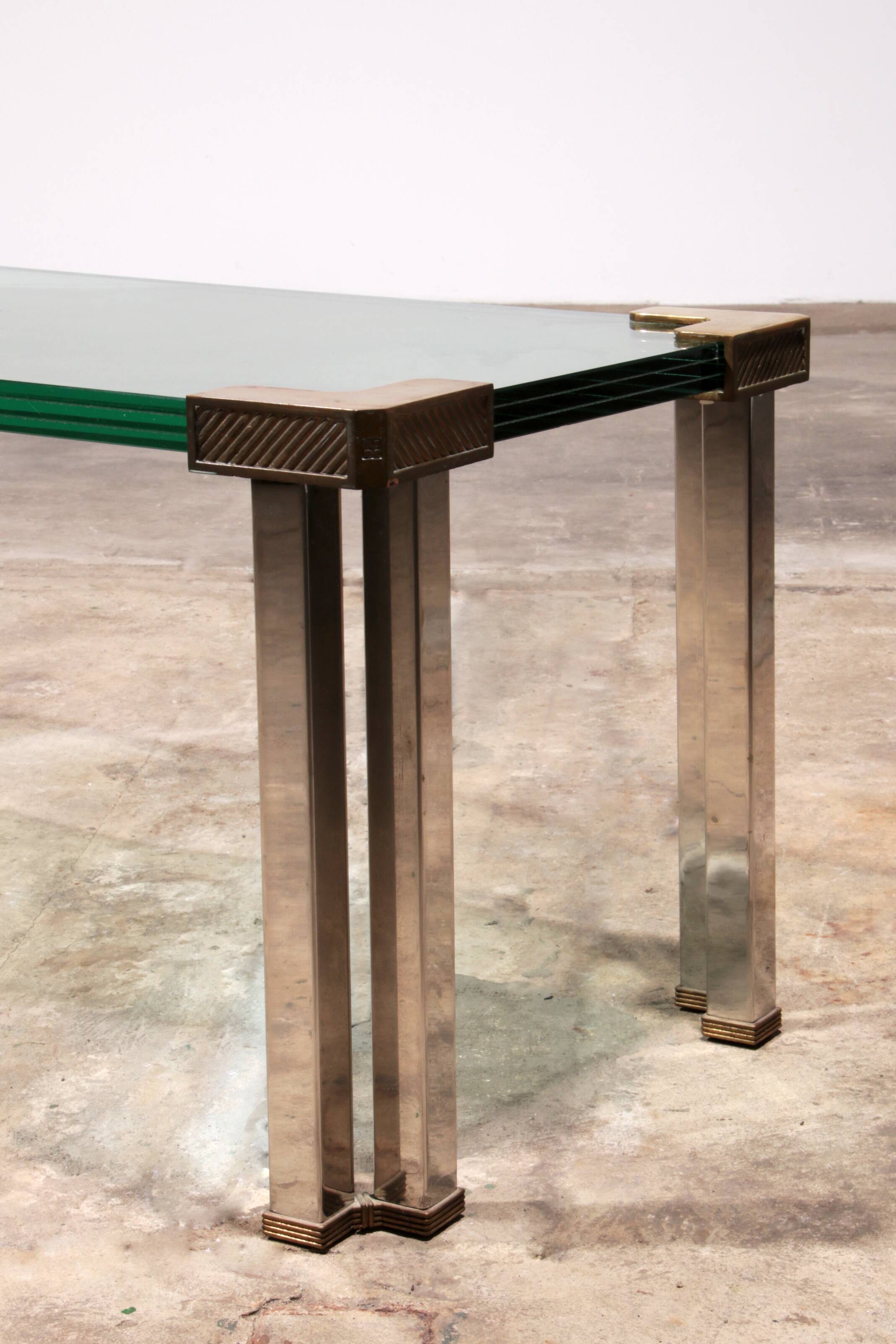 Elegant Midcentury Side Table by Peter Ghyczy