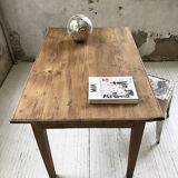 Pine and oak farm table